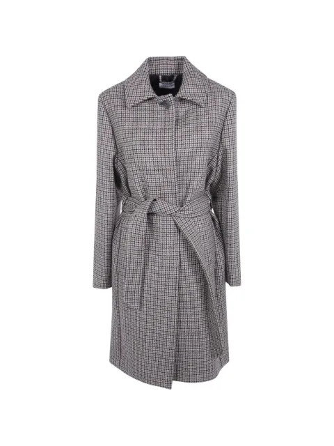 P.A.R.O.S.H. houndstooth belted coat
