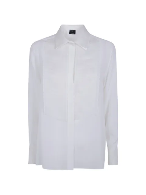 Antonelli pleated-panel buttoned shirt