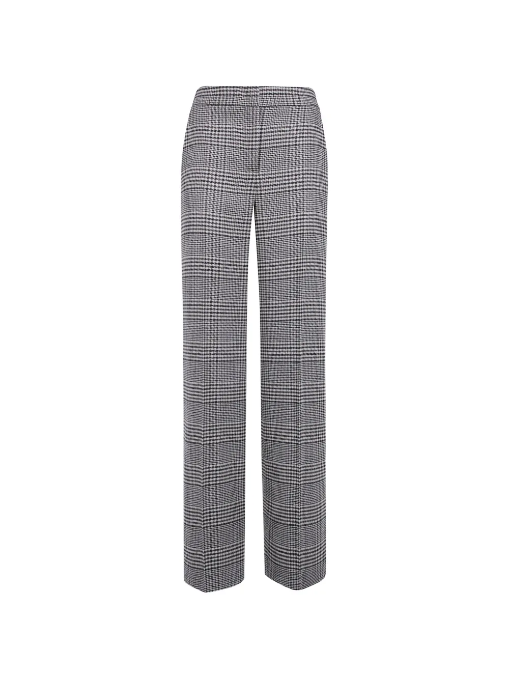 Via Masini 80 check-patterned rousers