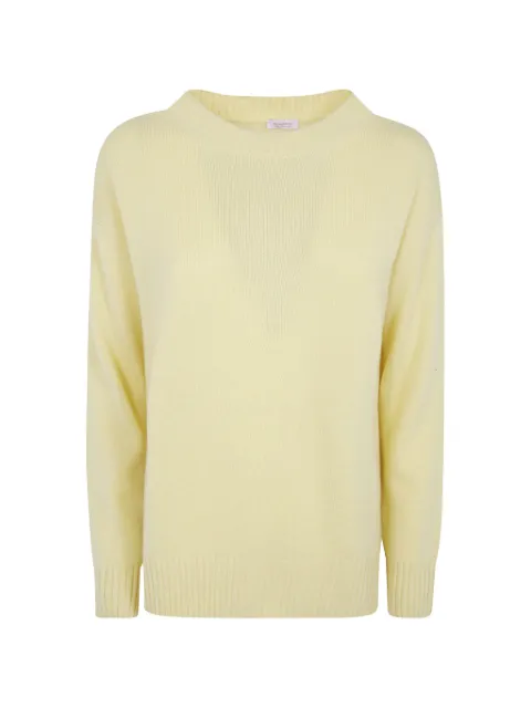 Rossopuro ribbed-trim long-sleeve sweater