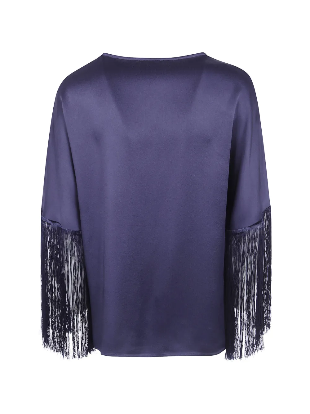 Antonelli fringe-trim top Paars