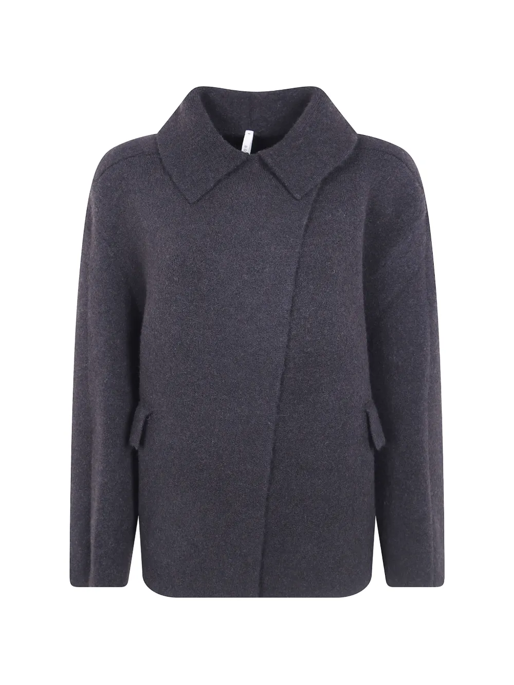 Boboutic spread-collar wool cardigan - Gris Boboutic spread-collar wool cardigan - Gris