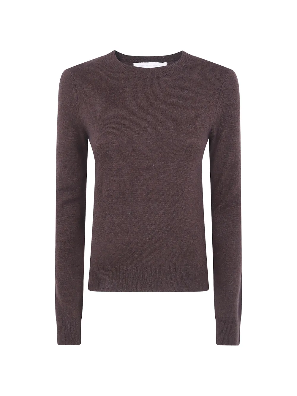 absolut cashmere round-neck fine-knit sweater - Marron absolut cashmere round-neck fine-knit sweater - Marron