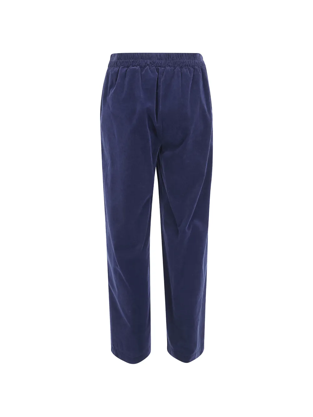 Via Masini 80 Ribfluwelen straight broek Blauw