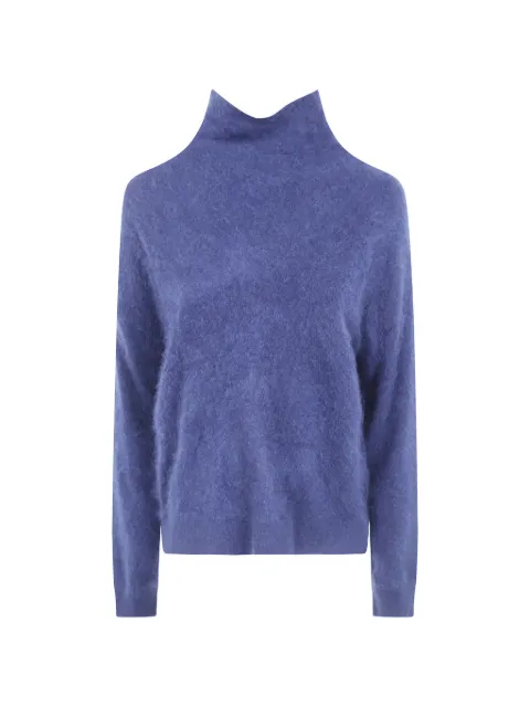 absolut cashmere Solange high-neck brushed-finish sweater
