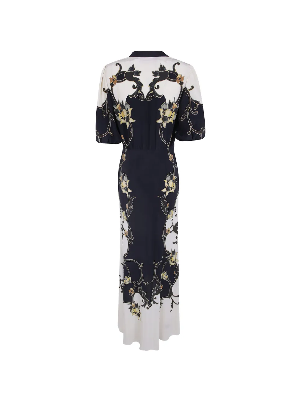 La DoubleJ Buttercup placée crêpe de chine Marlene jurk Zwart