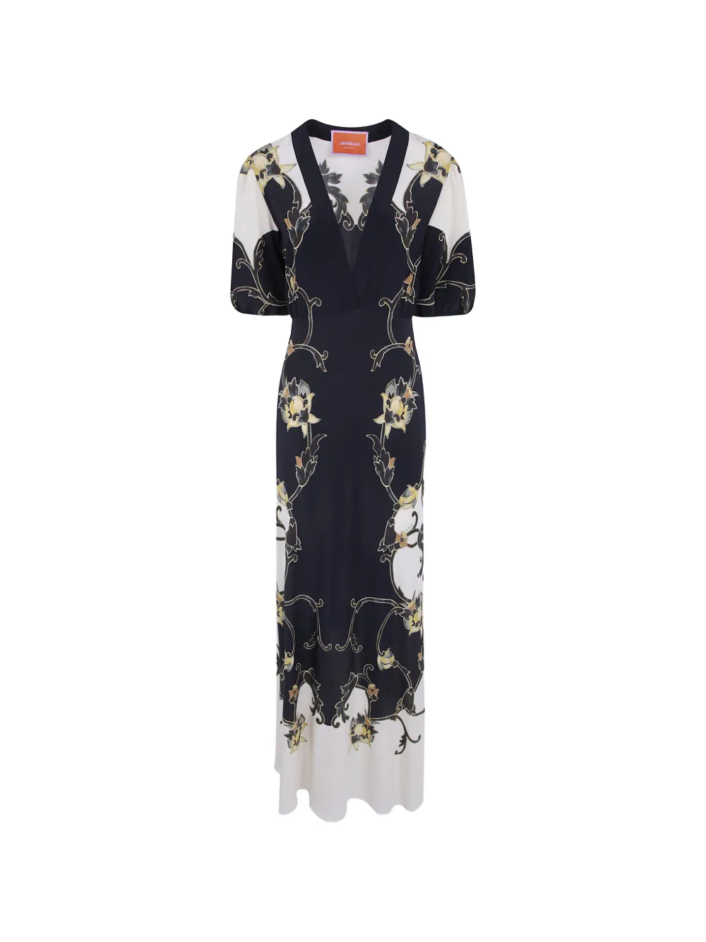 La DoubleJ robe Marlene en crêpe de chine - Noir La DoubleJ robe Marlene en crêpe de chine - Noir