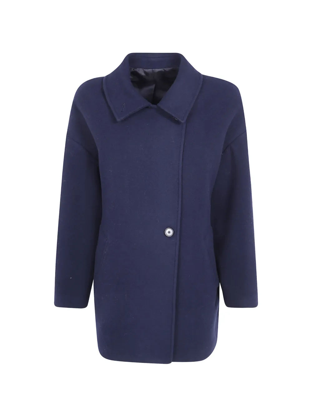 Paul Smith button-fastening dropped-shoulder coat - Blue