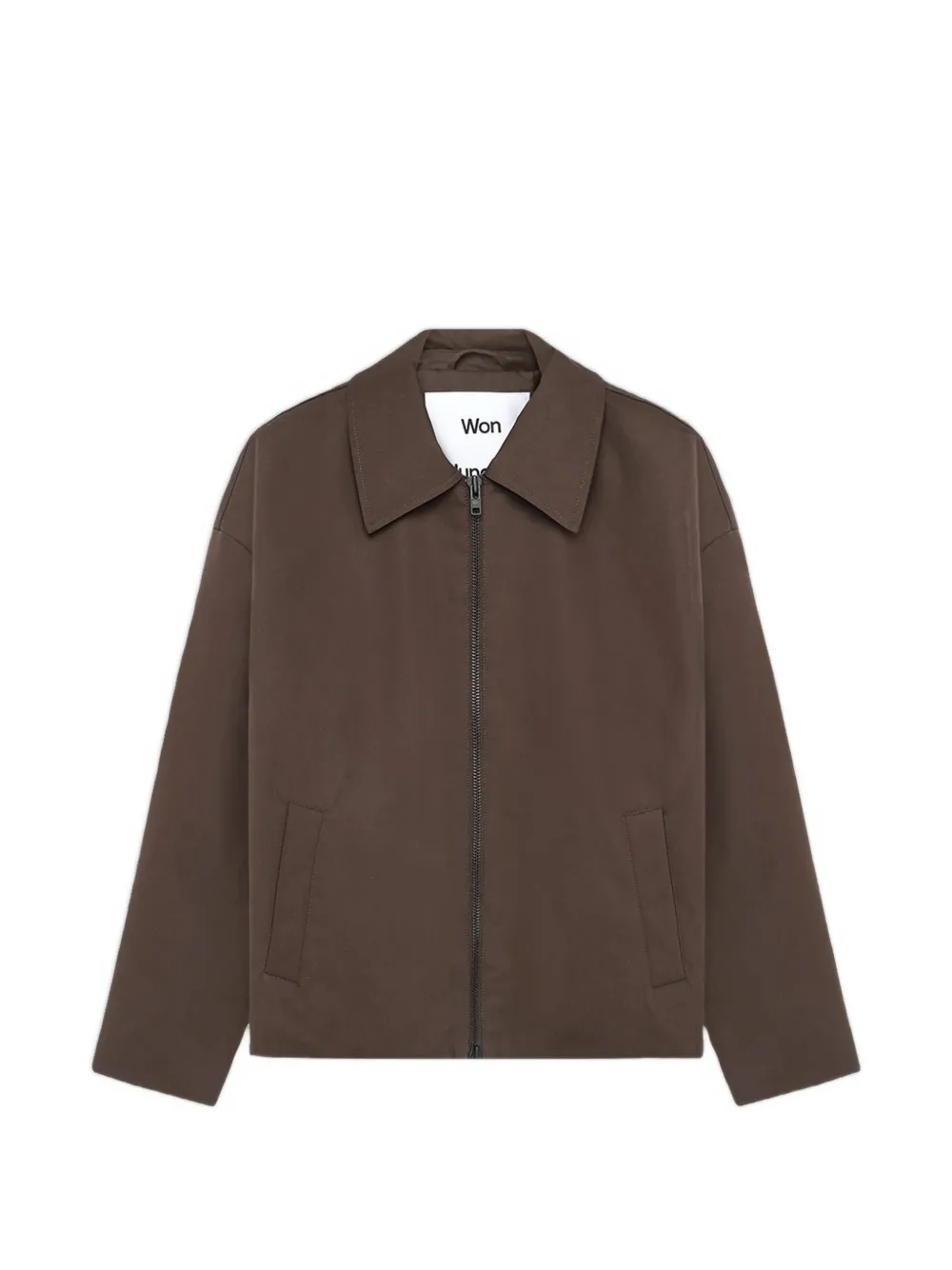 Won Hundred Sebastian Zip-up Jacket In Brown