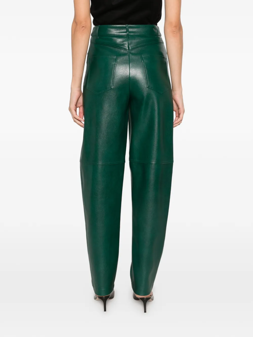 TWINSET Straight broek Groen