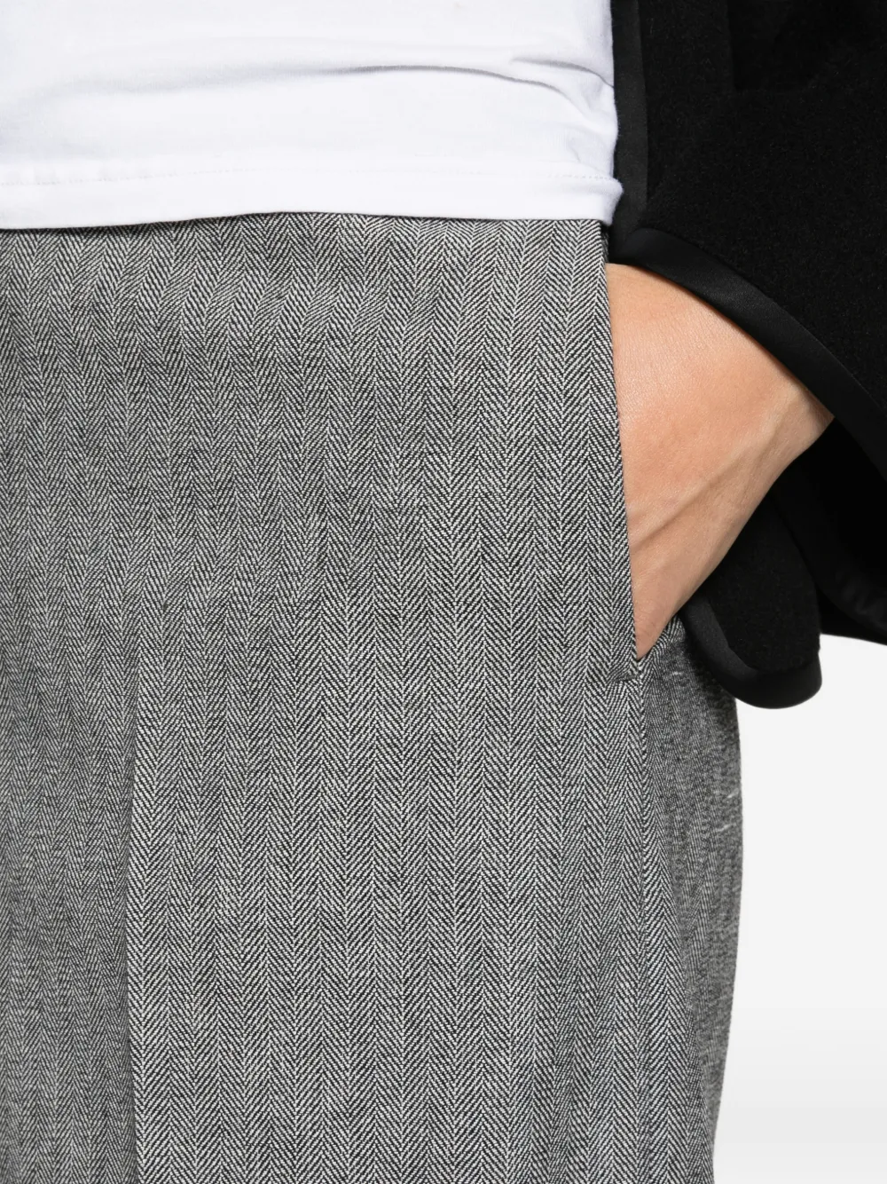 TWINSET Broek met wijde pijpen Grijs