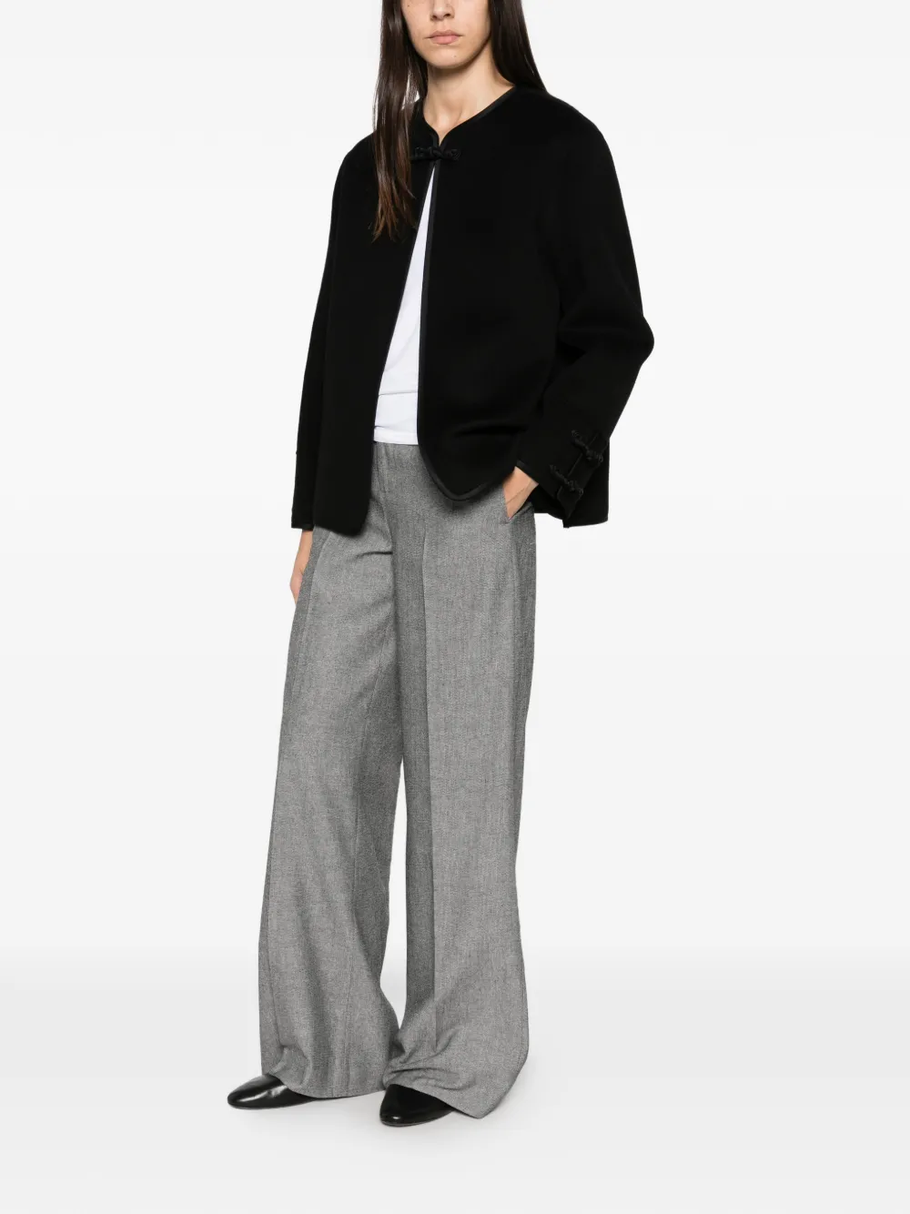 TWINSET Broek met wijde pijpen Grijs