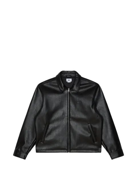 Obey Workman faux-leather jacket