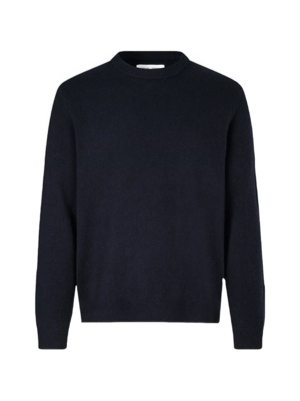 Samsoe & Samsoe Isak Crew-neck Sweater In Blue
