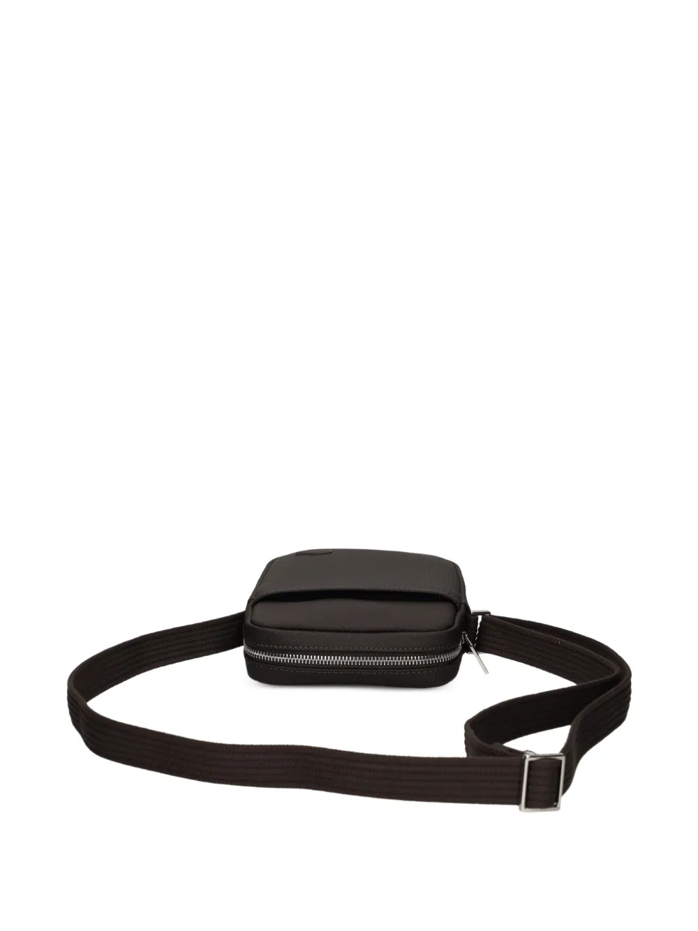 Lacoste logo-plaque shoulder bag Bruin