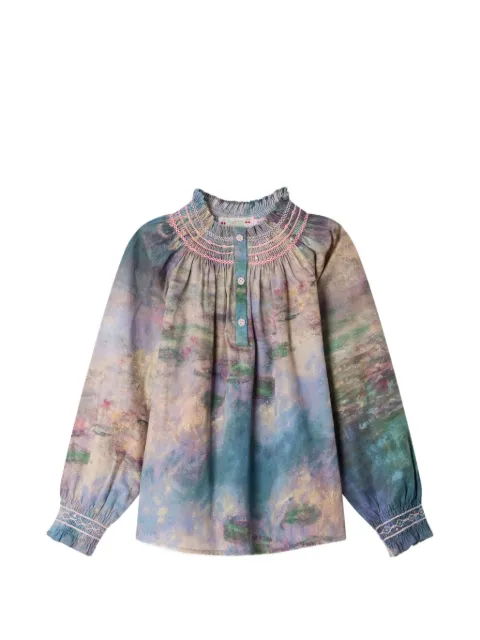 Bonpoint Petale Moma smocked blouse