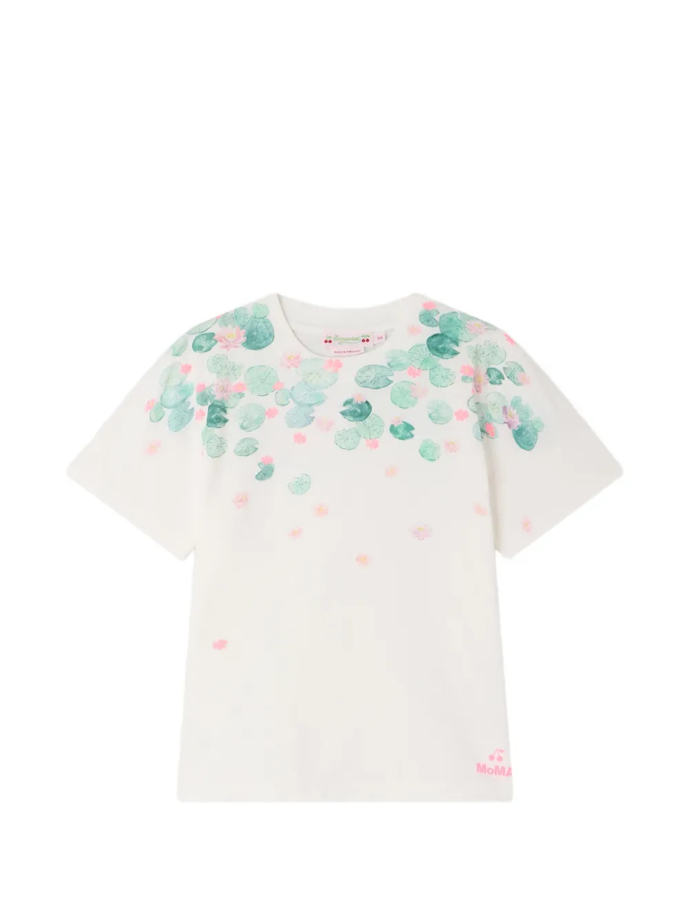Bonpoint T-shirt MoMA con stampa ninfee - Bianco