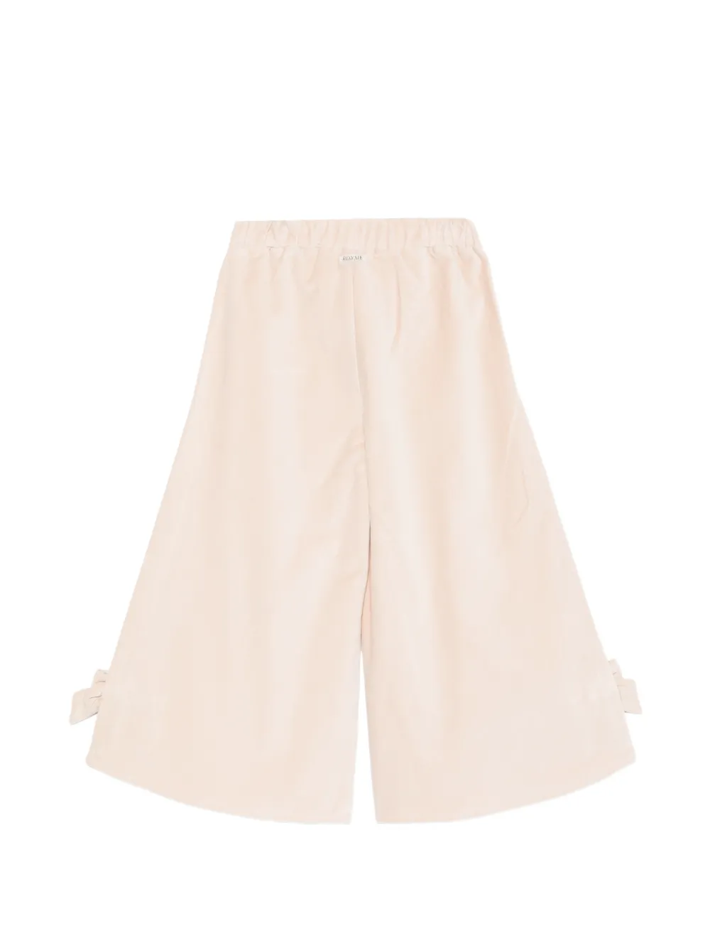 Donsje bow-detail palazzo pants Beige