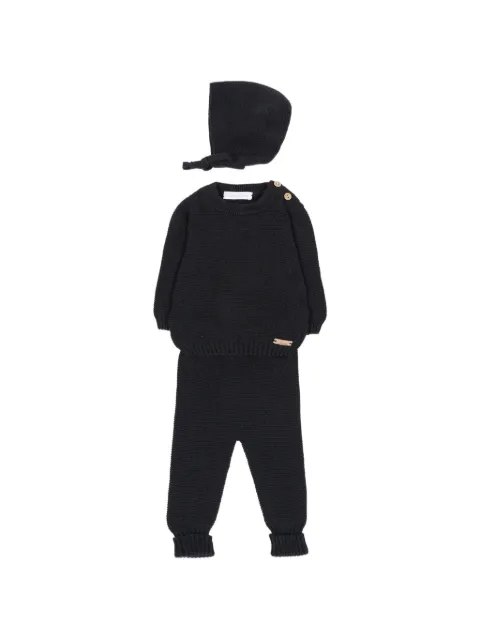 Martin Aranda button-detail knitted set