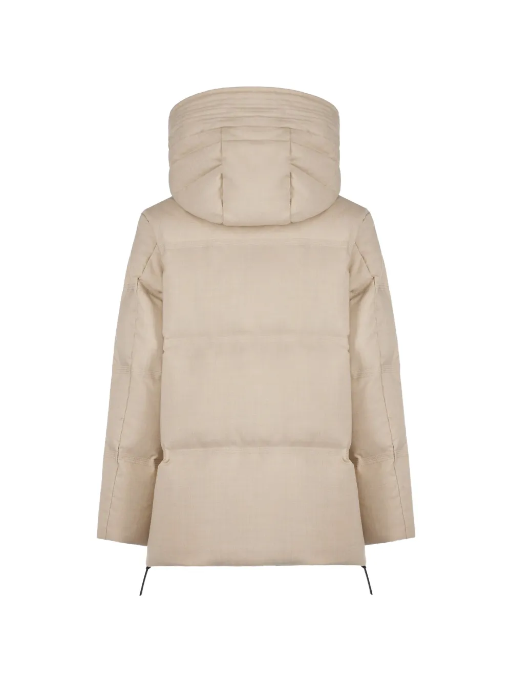 People Of Shibuya Gewatteerde jas met capuchon Beige