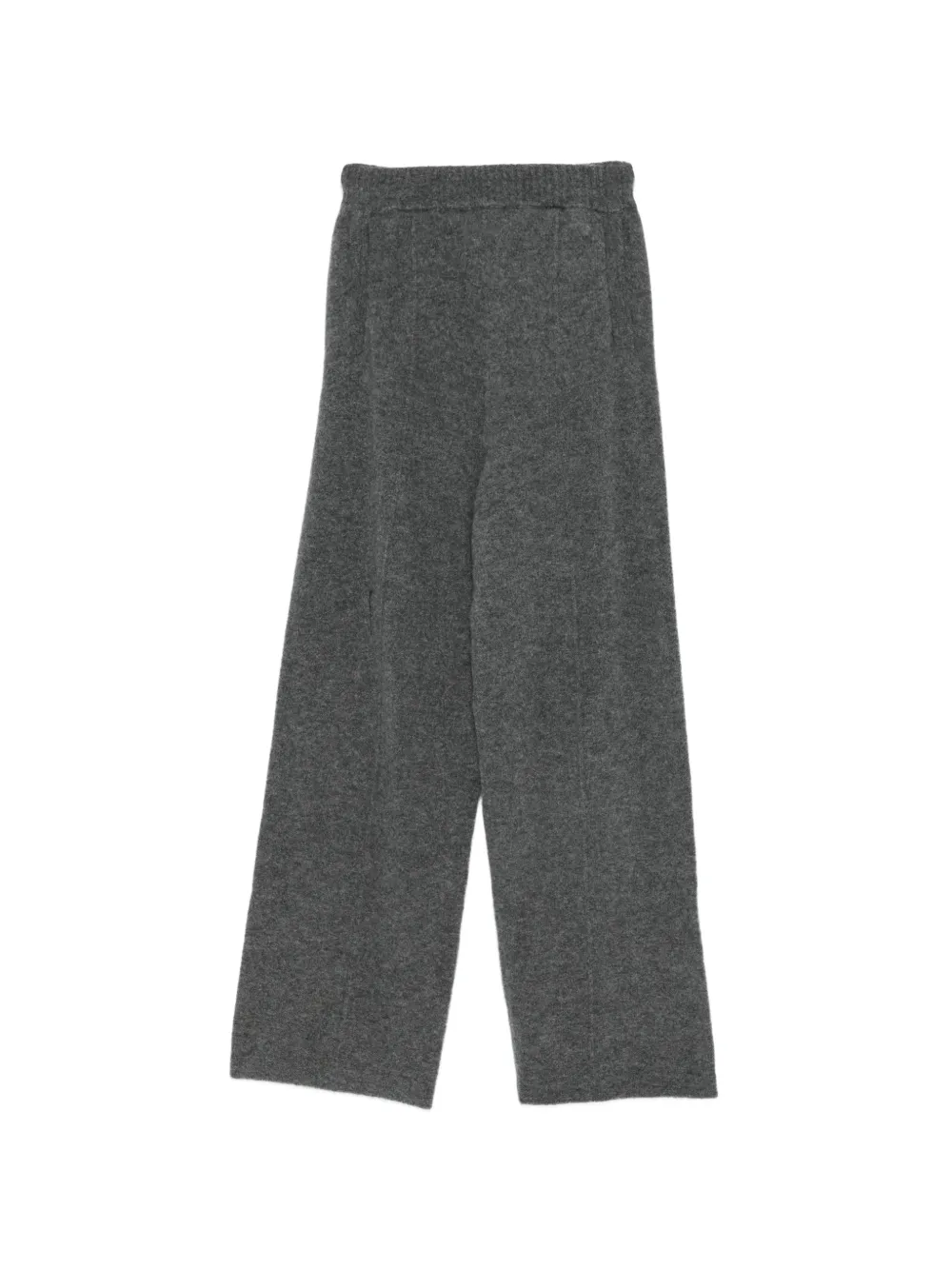 Laneus fine-knit elasticated trousers Grijs