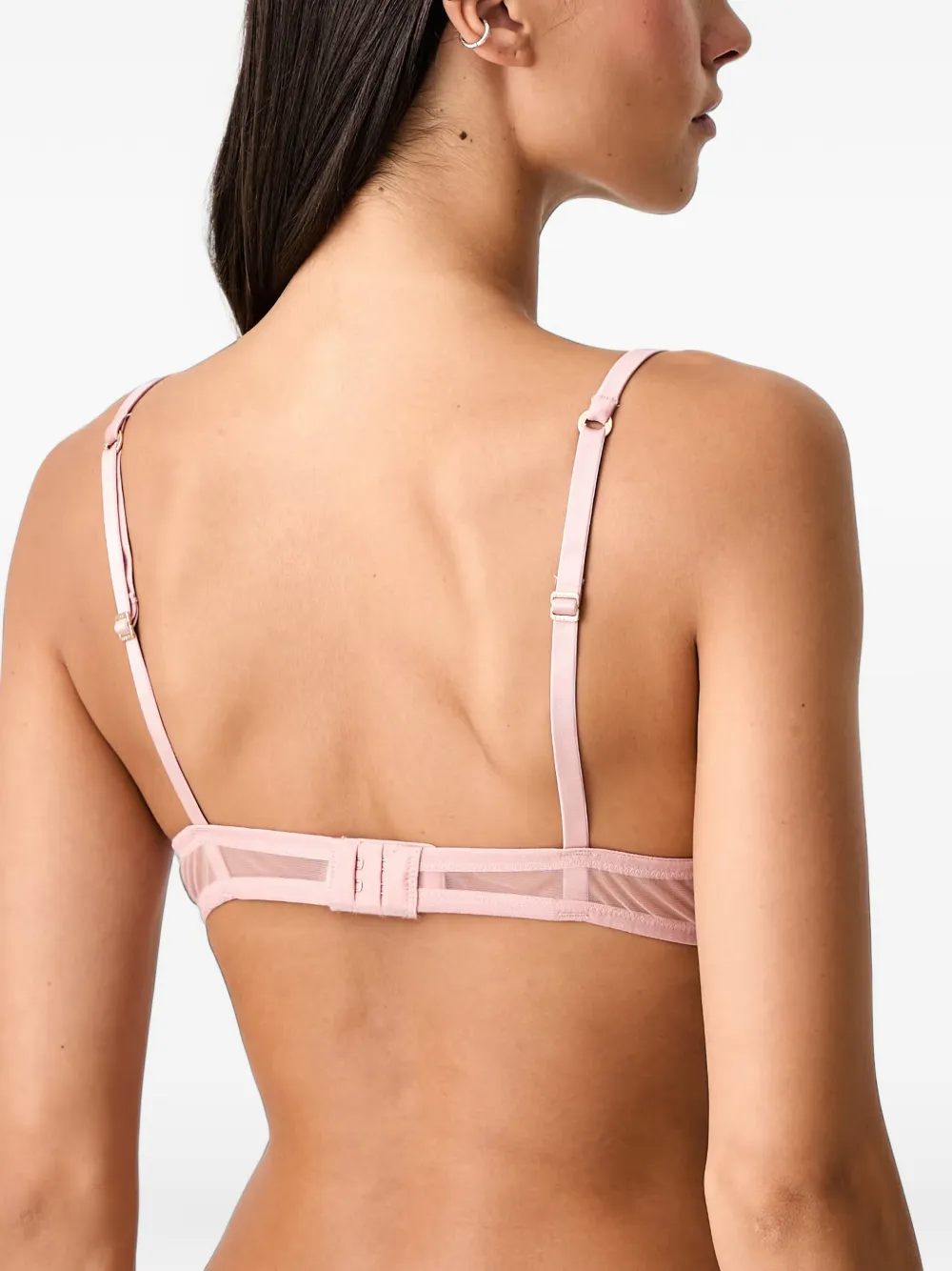GUESS USA Jennifer push-up bh met kanten vlakken Roze