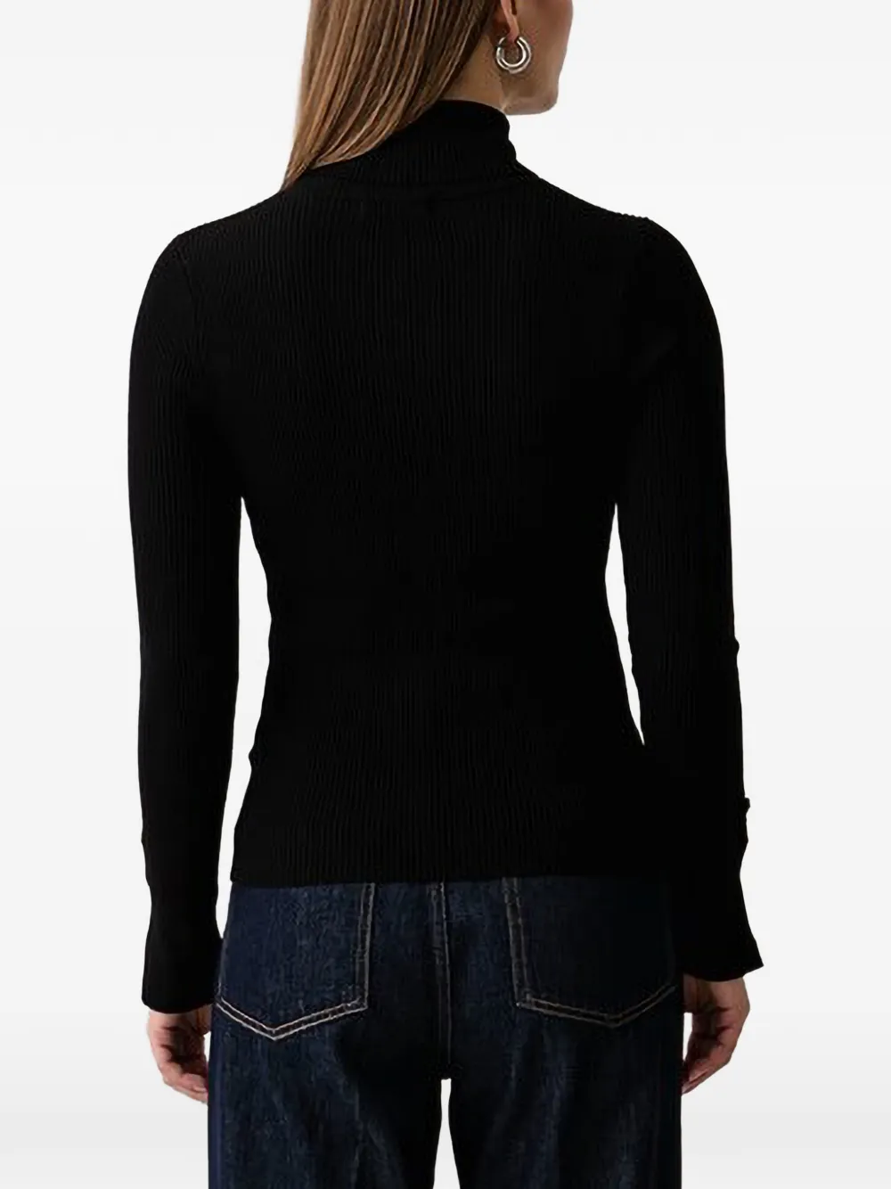 GUESS USA Ribgebreide coltrui Zwart