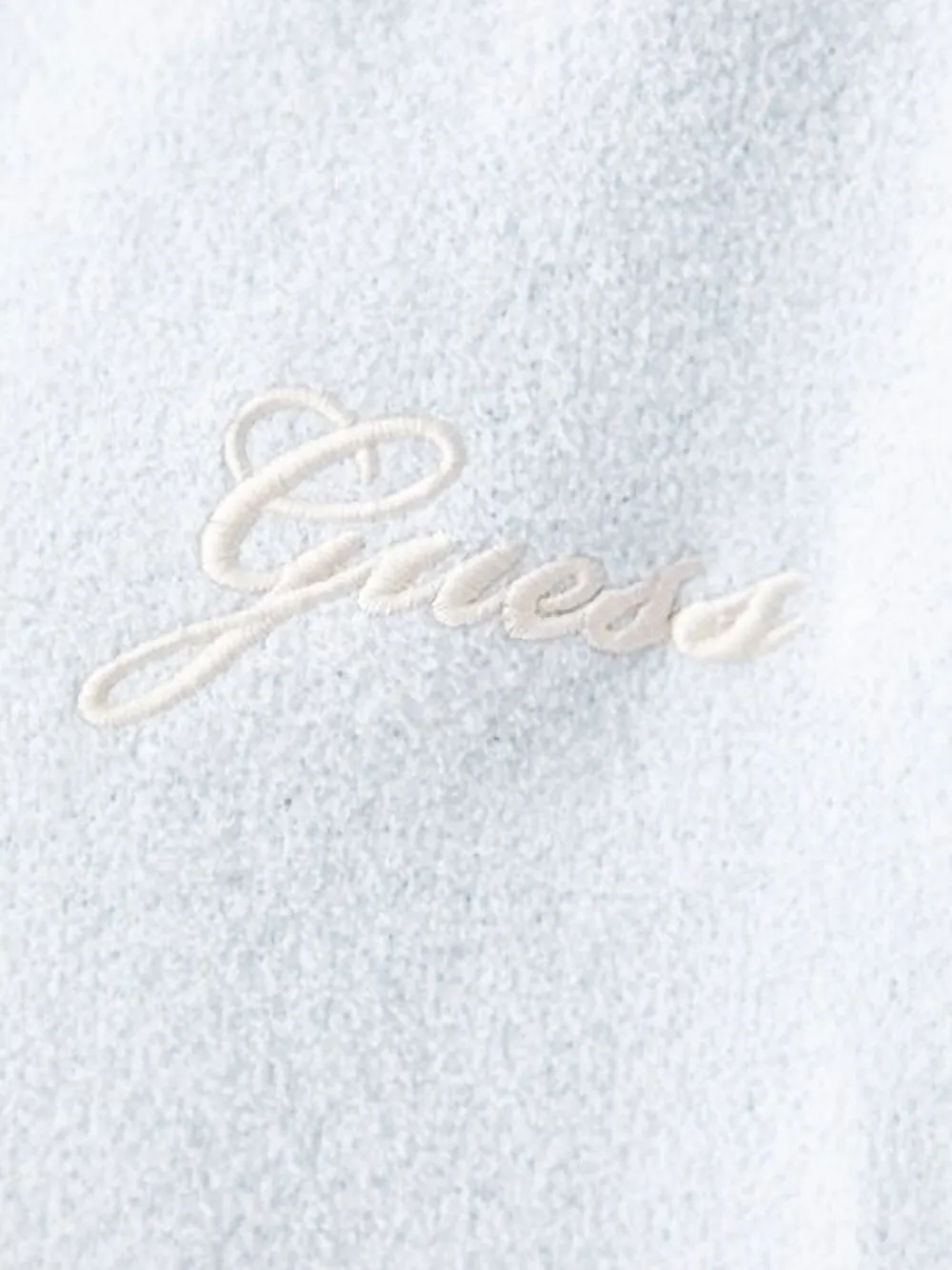GUESS USA Aria vest met V-hals en geborduurd logo Blauw