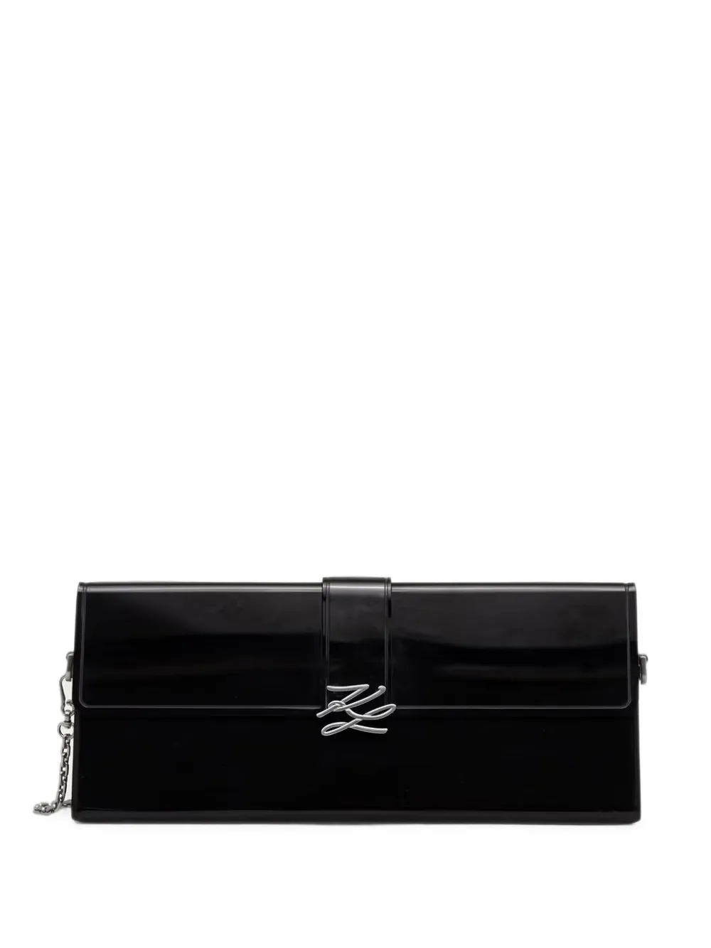 Karl Lagerfeld logo-plaque clutch bag