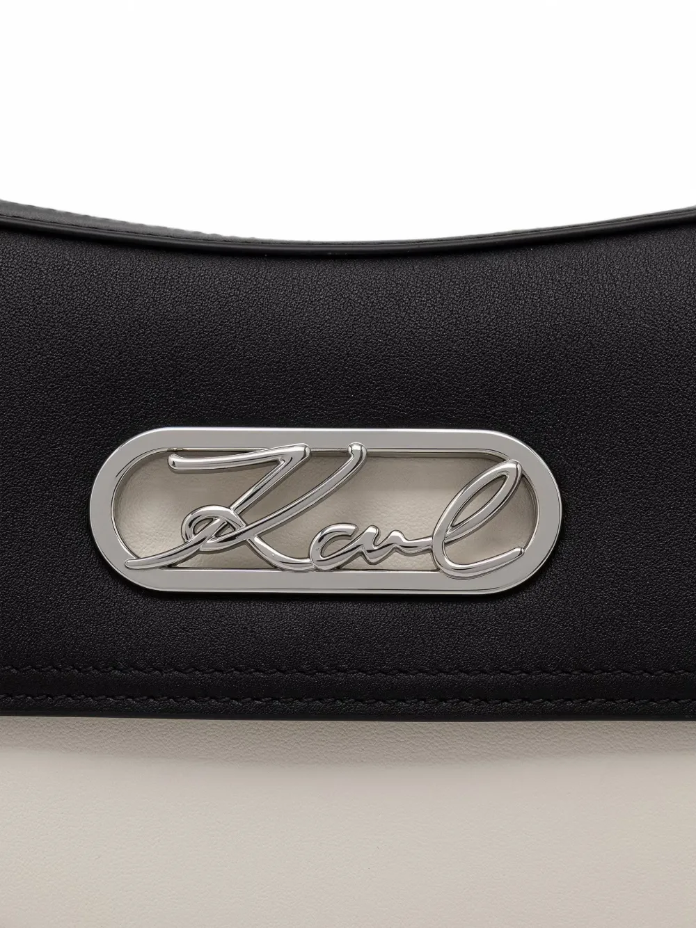 Karl Lagerfeld Schoudertas met logoplakkaat Zwart