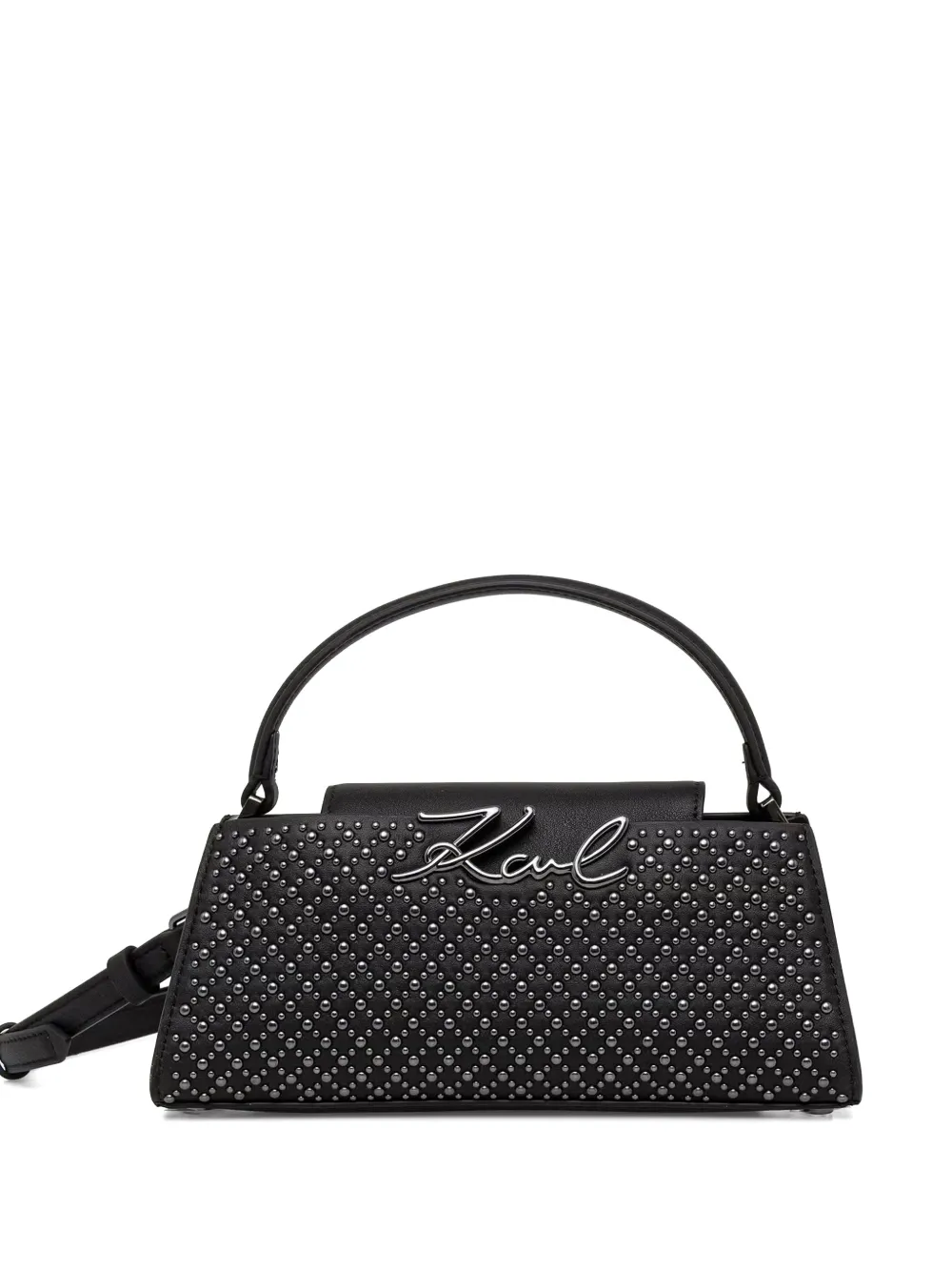 Karl Lagerfeld Karl signature studded tote bag - Nero