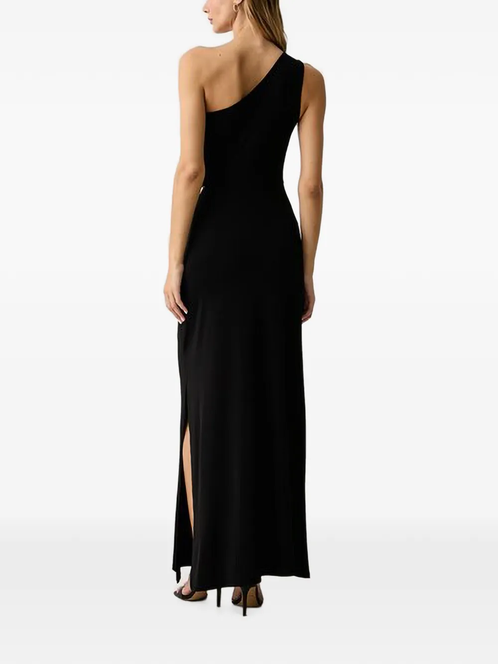 GUESS USA Jazlyn asymmetrische maxi-jurk Zwart