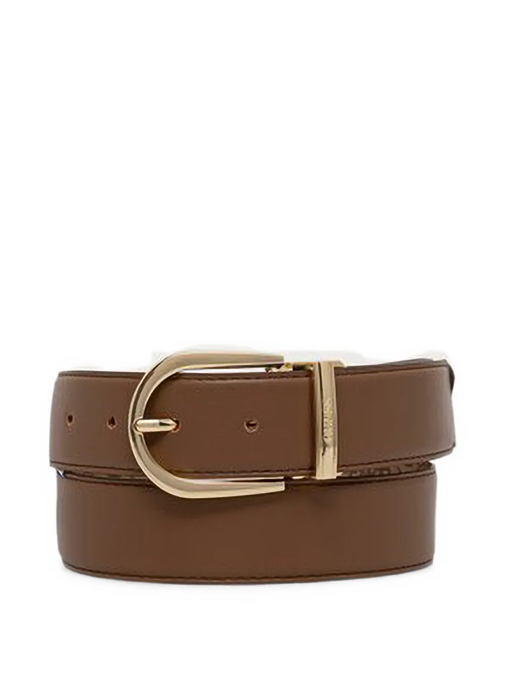 GUESS USA Yvonne reversible monogram-print belt - Marrone