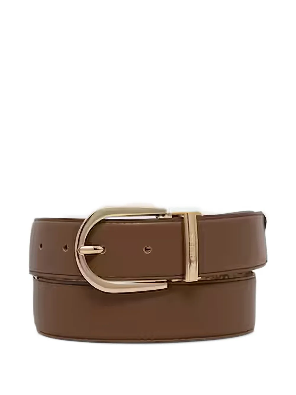 GUESS USA Yvonne reversible monogram-print belt - Braun