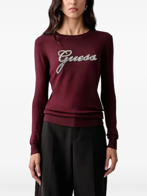 GUESS USA suéter con detalles del logo