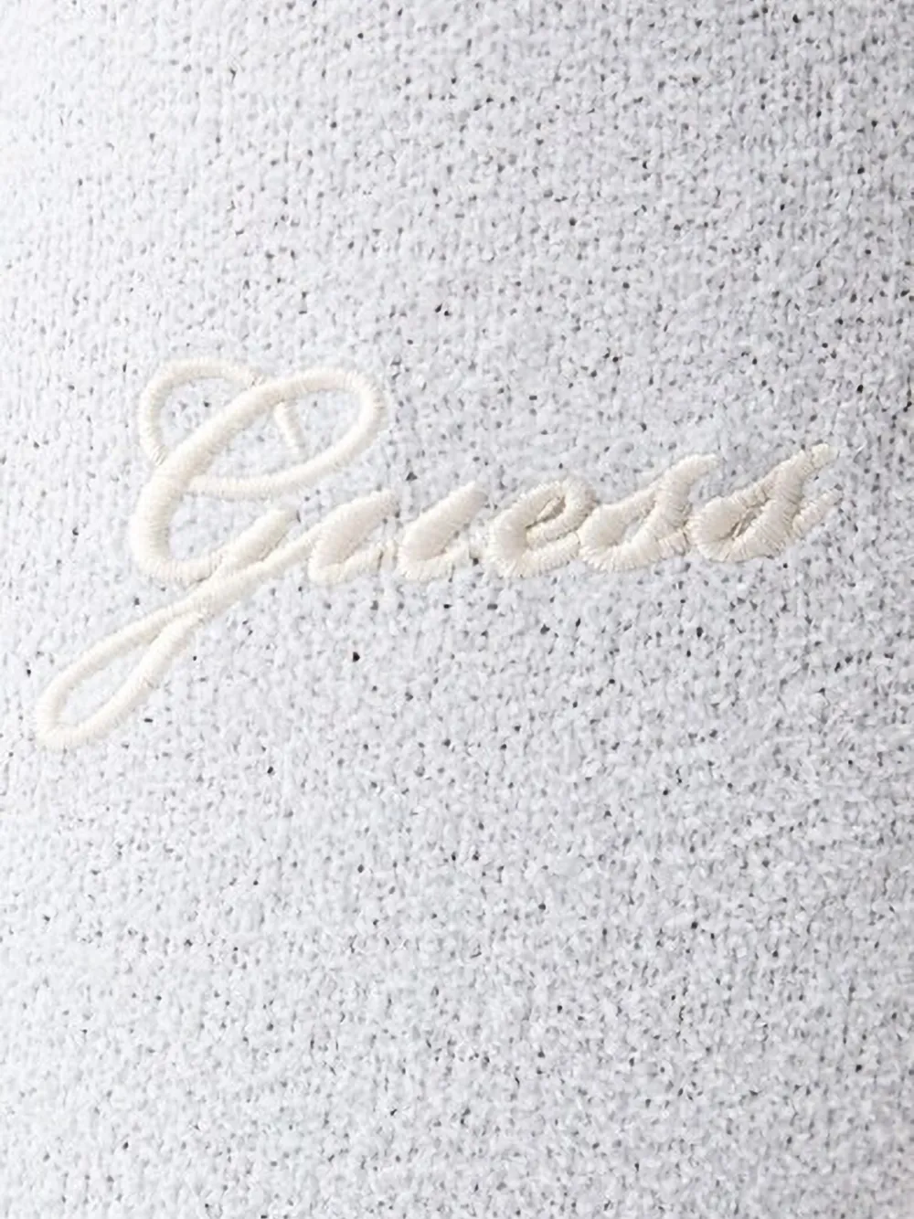 GUESS USA Aria bouclé broek met geborduurd logo Blauw