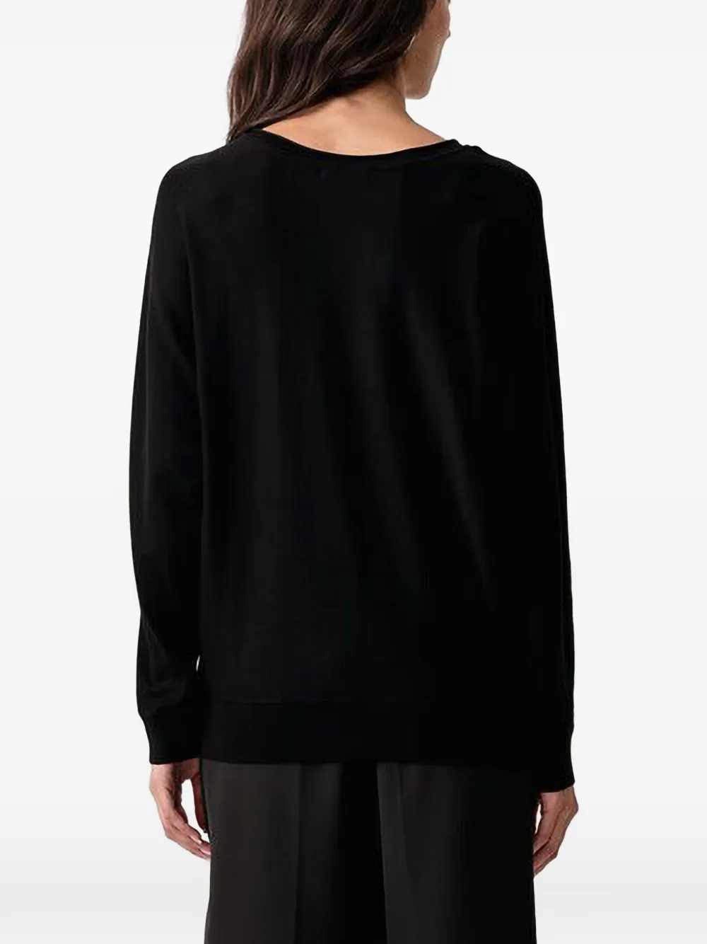 GUESS USA Trui met verfraaide logo-patch Zwart