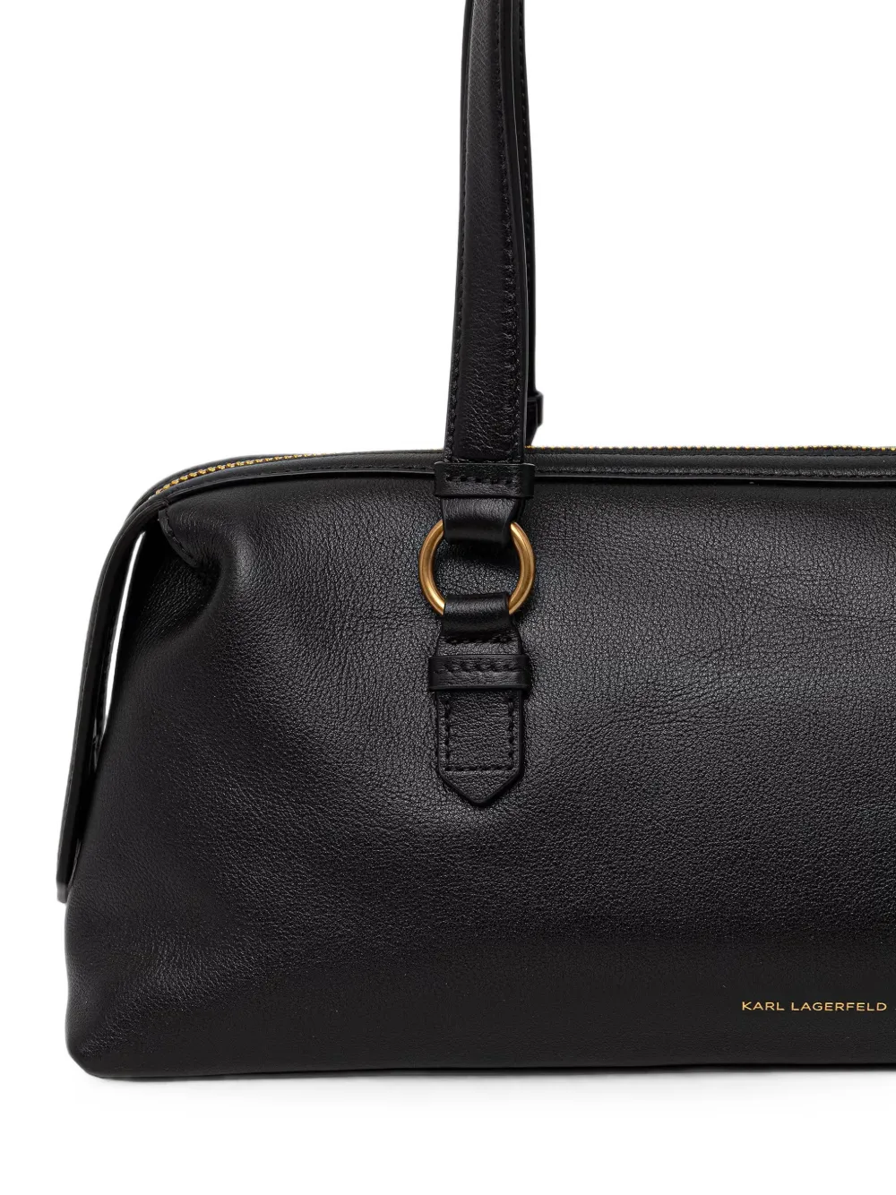Karl Lagerfeld Schoudertas met monogramplakkaat Zwart