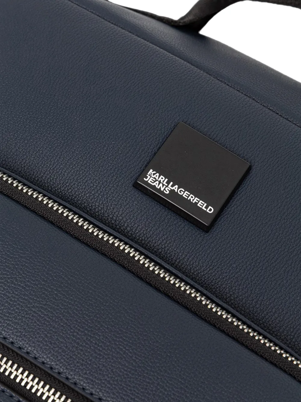 Karl Lagerfeld Jeans Rugzak met logoplakkaat Blauw
