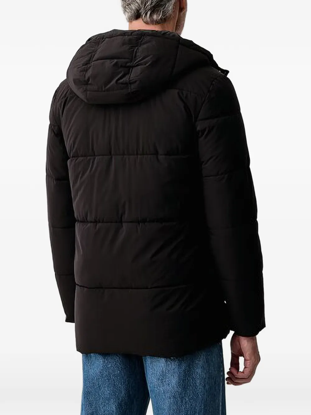 GUESS USA Gevoerd jack met capuchon Zwart