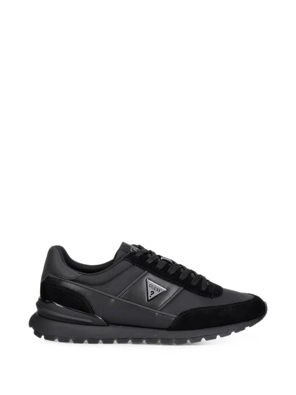 GUESS USA Rexlor logo-plaque panelled sneakers - Schwarz