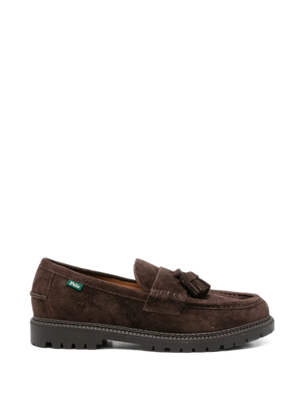Polo Ralph Lauren tassel-detail suede loafers - Braun