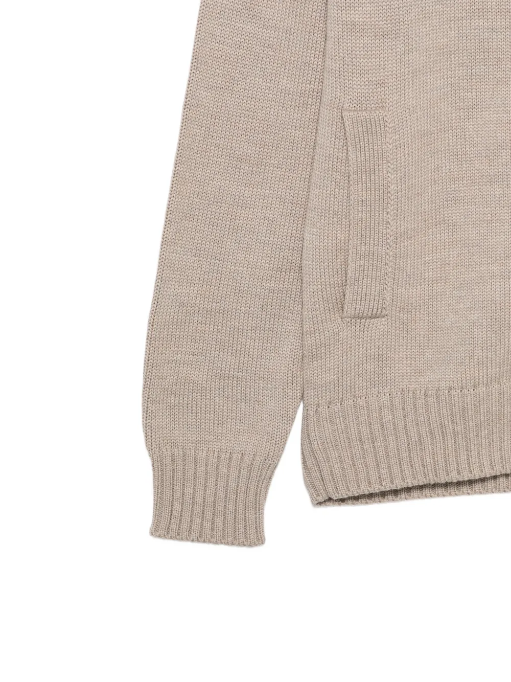 Zanone button-up collared cardigan Beige