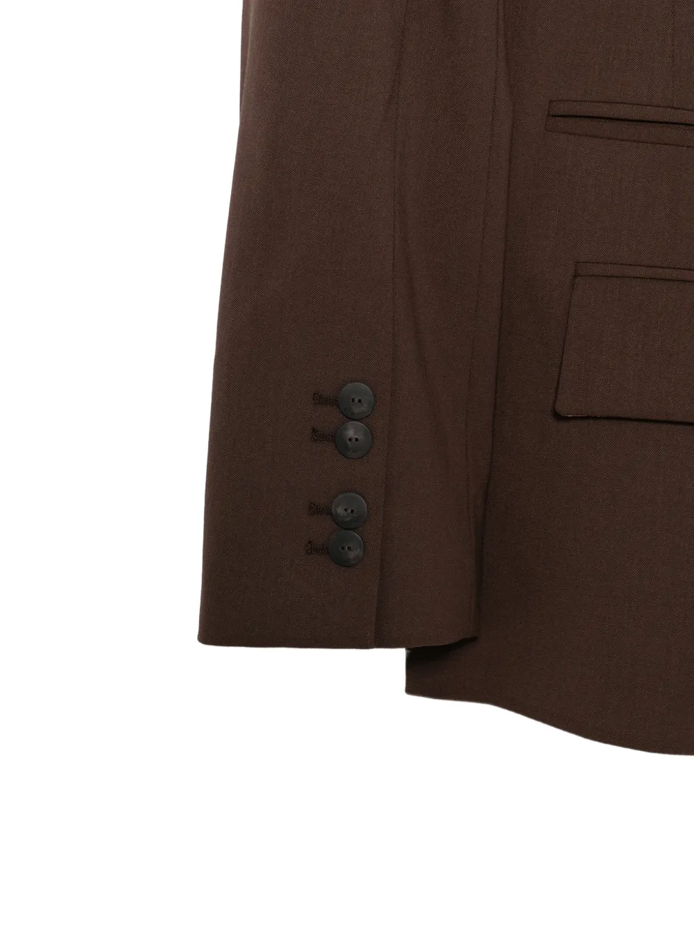 DONDUP Blazer met dubbele rij knopen Bruin