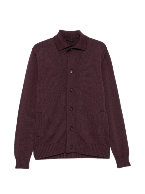 Zanone button-up wool cardigan