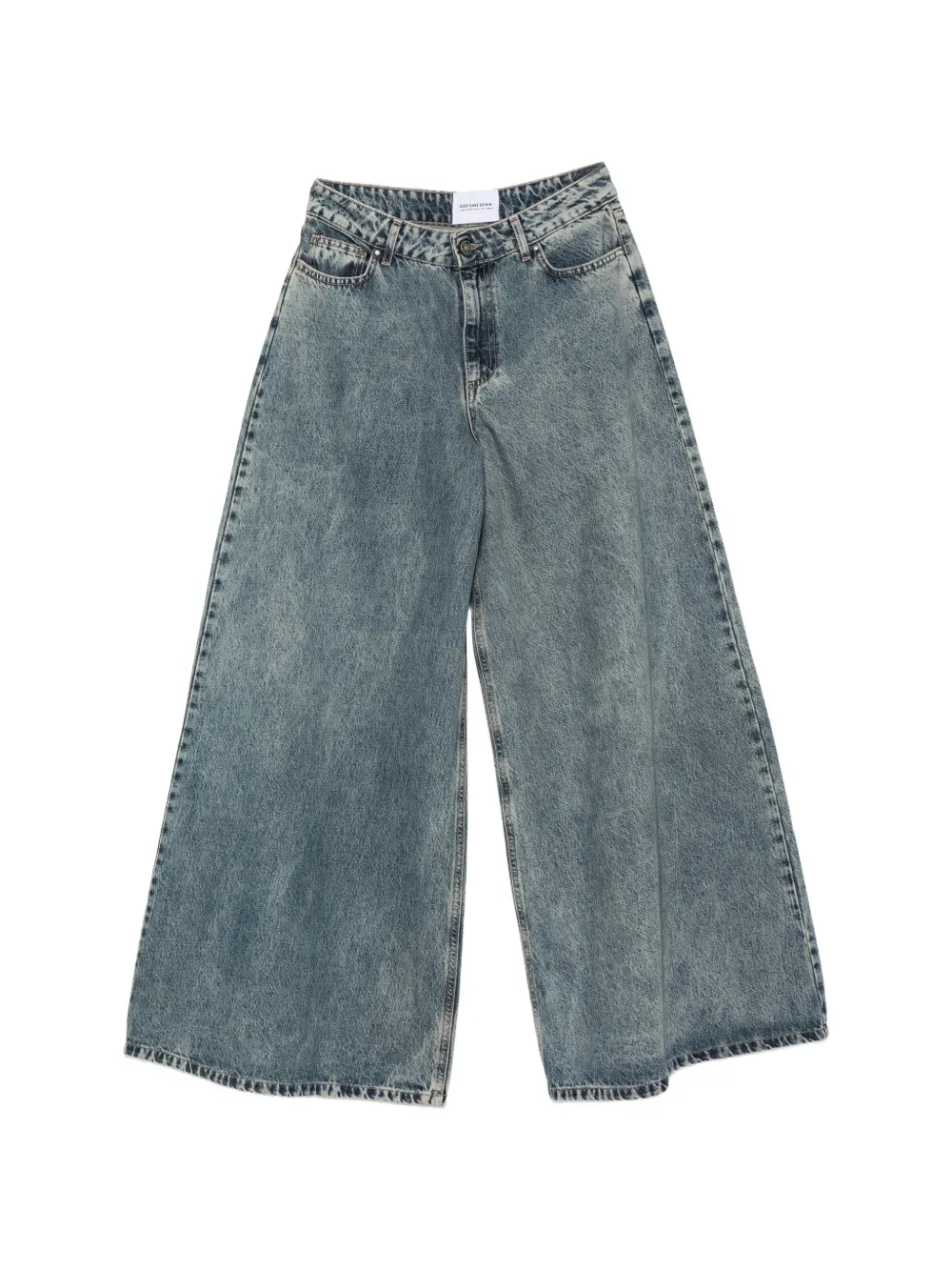 GOD SAVE DENIM wide-leg jeans