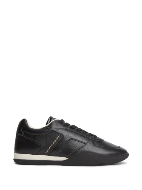 Tommy Hilfiger logo-print leather sneakers