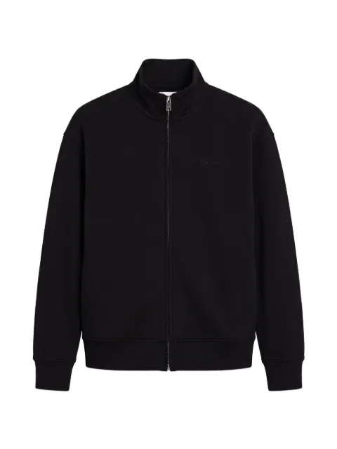 Calvin Klein logo-embroidered high-neck jacket