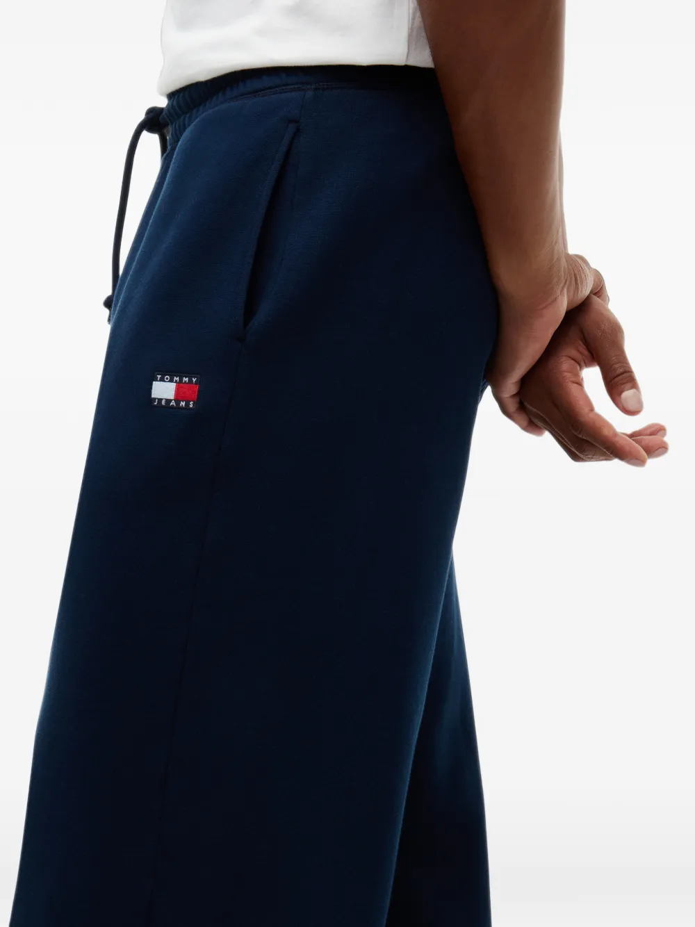Tommy Hilfiger Trainingsbroek met logopatch Blauw
