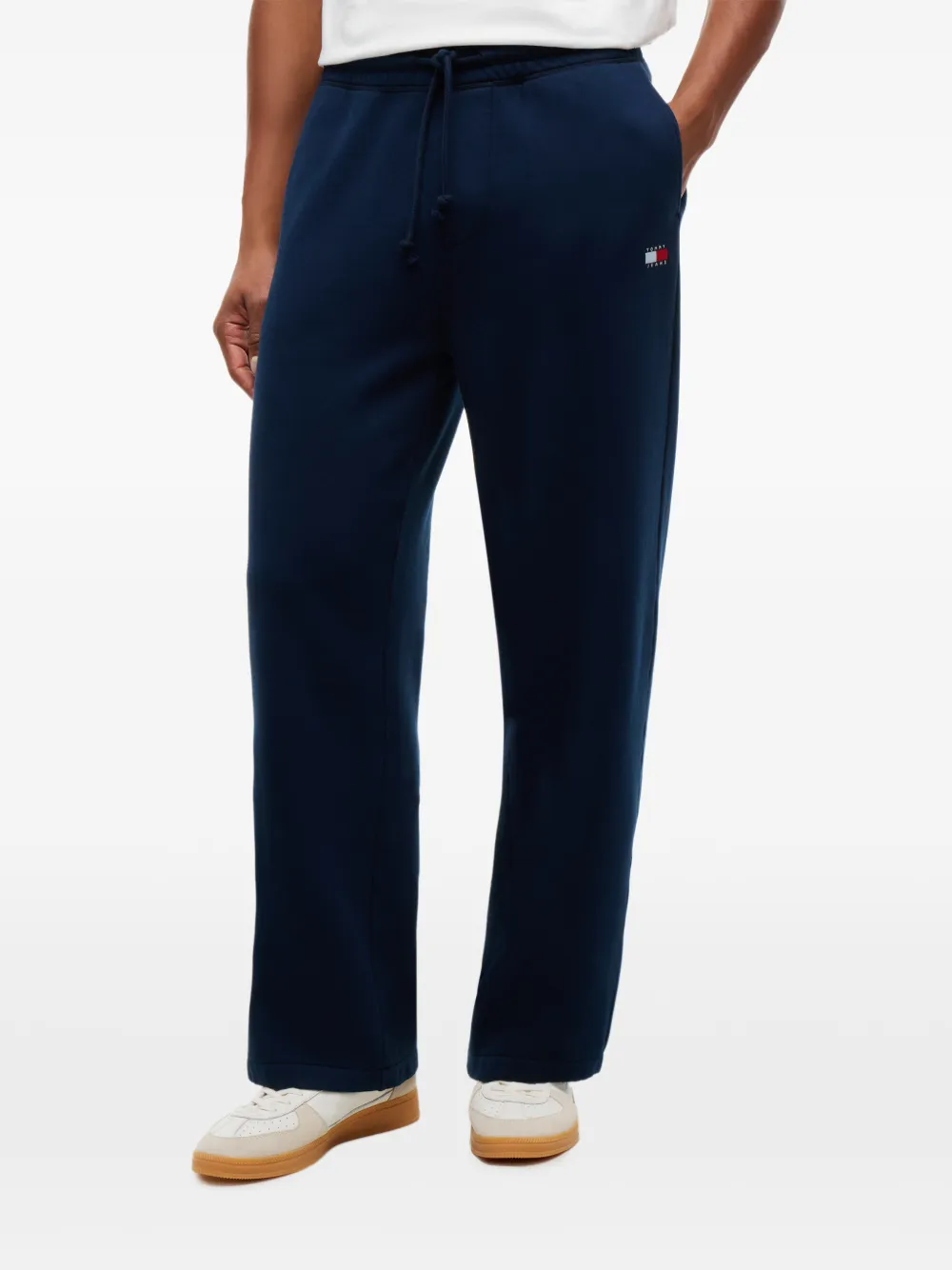 Tommy Hilfiger Trainingsbroek met logopatch Blauw